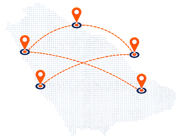 EMDAD Logistics service locations